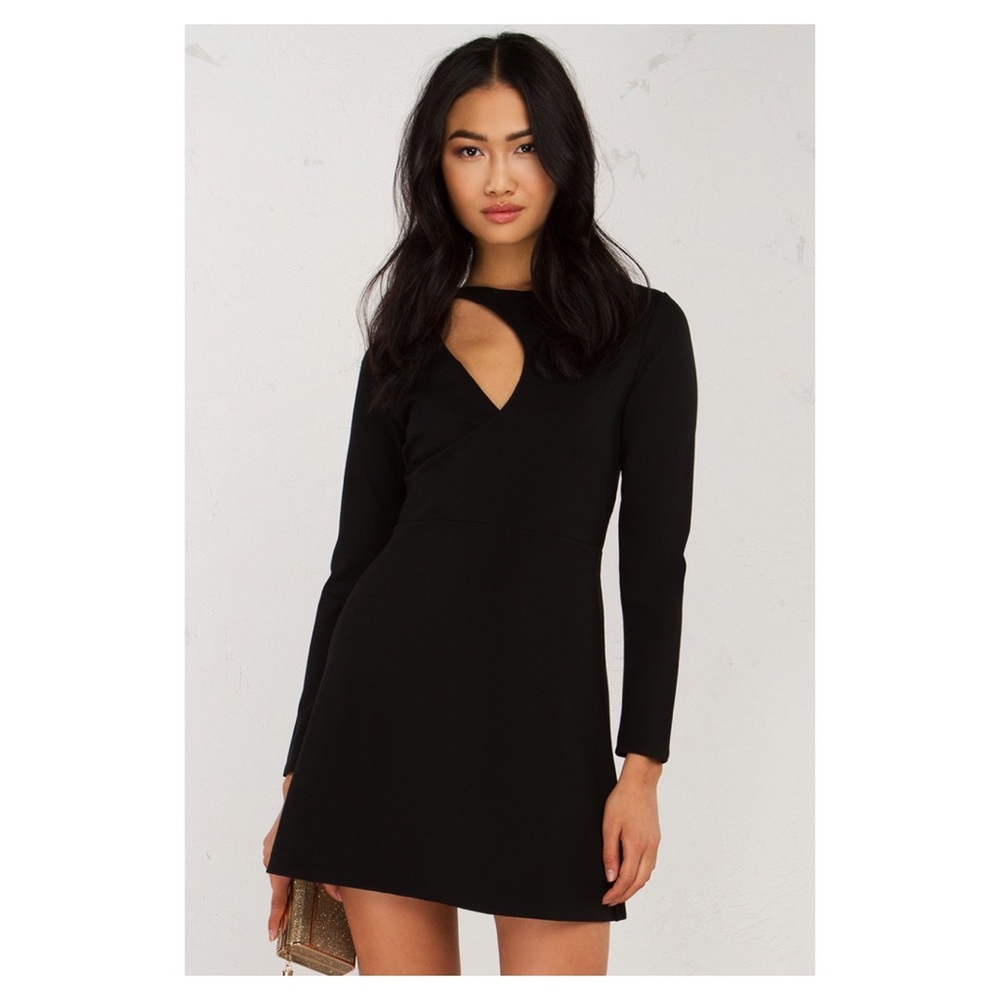Kendall + Kylie Black Cut Out Dress NWT sz M